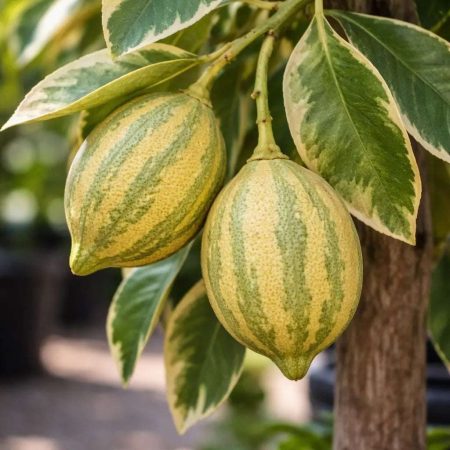Variegated pink lemon